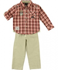 Akademiks Bernalillo 2-Piece Outfit (Sizes 4 - 7) - red, 7 Akademiks Bernalillo 2-Piece Outfit (Sizes 4 - 7) - red, 7