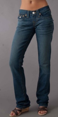 True Religion Women's Billy Straight Leg Denim True Religion Women's Billy Straight Leg Denim