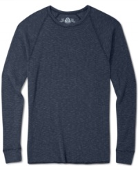 Rock your casual wardrobe with the textured slub fabrication of this American Rag thermal. Rock your casual wardrobe with the textured slub fabrication of this American Rag thermal.