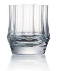 A taste of luxury. Deep olive cuts shape the handcrafted Central Park double old-fashioned glasses, offering the exquisite crystal of Rogaska and contemporary grandeur of Trump Home drinkware. A taste of luxury. Deep olive cuts shape the handcrafted Central Park double old-fashioned glasses, offering the exquisite crystal of Rogaska and contemporary grandeur of Trump Home drinkware.
