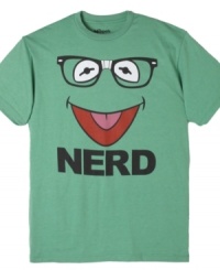 It might not be easy being green but it's never been cooler to be a nerd. T-shirt from Hybrid. It might not be easy being green but it's never been cooler to be a nerd. T-shirt from Hybrid.