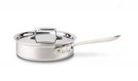 All-Clad Brushed Stainless D5 2-Quart Saute Pan with Lid All-Clad Brushed Stainless D5 2-Quart Saute Pan with Lid