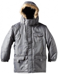 Ixtreme Boys 8-20 Parka Jacket, Charcoal, 10/12 Ixtreme Boys 8-20 Parka Jacket, Charcoal, 10/12