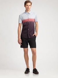 Relaxed summer days are a breeze in this sharp, tailored short style, impeccably crafted in virgin wool with hint of stretch for added versatility.Flat-front styleSide slash, back welt pocketsFront coin pocketInseam, about 1164% wool/33% polyester/3% elastaneDry cleanImported Relaxed summer days are a breeze in this sharp, tailored short style, impeccably crafted in virgin wool with hint of stretch for added versatility.Flat-front styleSide slash, back welt pocketsFront coin pocketInseam, about 1164% wool/33% polyester/3% elastaneDry cleanImported