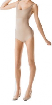 Spanx full panty bodysuit (X-large, Nude)