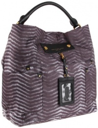 Marc by Marc Jacobs Preppy Nylon Faridah Large Hobo Shoulder Bag, Black Multi Marc by Marc Jacobs Preppy Nylon Faridah Large Hobo Shoulder Bag, Black Multi