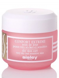 Confort Extreme Day Cream nourishes and revitalizes dry, sensitive facial skin with natural extracts of linden and mallow. The result: soft, supple, luminous skin. 1.6 oz. Made in France. Confort Extreme Day Cream nourishes and revitalizes dry, sensitive facial skin with natural extracts of linden and mallow. The result: soft, supple, luminous skin. 1.6 oz. Made in France.