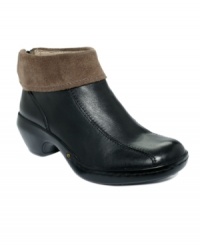 Suede detail on the shaft of the Clevely shooties by Easy Spirit creates a level of dimension that will really pop against your outfit. Suede detail on the shaft of the Clevely shooties by Easy Spirit creates a level of dimension that will really pop against your outfit.