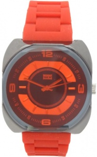 Mark Naimer XL Gunmetal Case Red Crystal Men's watch Red Silicon Rubber Band Mark Naimer XL Gunmetal Case Red Crystal Men's watch Red Silicon Rubber Band