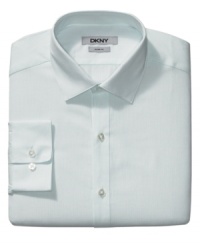 Refresh your work wardrobe with this mint micro-check shirt from DKNY. Refresh your work wardrobe with this mint micro-check shirt from DKNY.