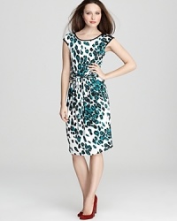 The most chic way to see spots, this Karen Kane dress is designed with a tie-front waist to create sumptuous curves. The most chic way to see spots, this Karen Kane dress is designed with a tie-front waist to create sumptuous curves.