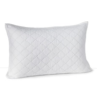 A chic pillow sham with a hand-stitched feel. The DKNY Pure Inspiration collection elevates the simplest bedroom decor. A chic pillow sham with a hand-stitched feel. The DKNY Pure Inspiration collection elevates the simplest bedroom decor.