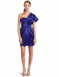ABS by Allen Schwartz Womens One Shoulder Bow Detail Dress ABS by Allen Schwartz Womens One Shoulder Bow Detail Dress