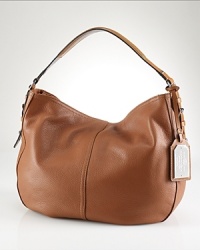 Perfect for carrying the daytime essentials, Lauren Ralph Lauren's signature leather hobo perfectly shows off the label's imitable fusion of fashion and function. Perfect for carrying the daytime essentials, Lauren Ralph Lauren's signature leather hobo perfectly shows off the label's imitable fusion of fashion and function.