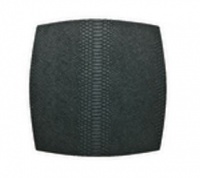Kim Seybert Anaconda Set of Four 15 in Sq Placemats - Black Kim Seybert Anaconda Set of Four 15 in Sq Placemats - Black