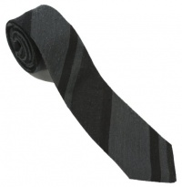 Burberry London Men's Euston Striped Silk Tie (Mercury) Burberry London Men's Euston Striped Silk Tie (Mercury)