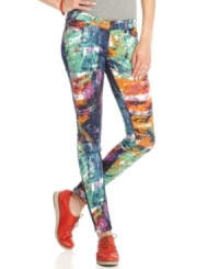 Rad to the bone, these five-pocket skinnies from Celebrity Pink Jeans were made to brighten-up your day (and light-up your night!) Rad to the bone, these five-pocket skinnies from Celebrity Pink Jeans were made to brighten-up your day (and light-up your night!)
