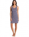 Nautica Sleepwear Women's Stripe Tank Chemise