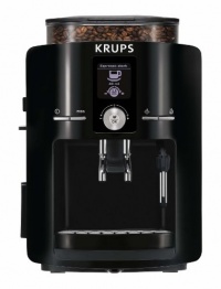 KRUPS EA8250001 Espresseria Full Automatic Espresso Machine with Built-in Conical Burr Grinder, Black KRUPS EA8250001 Espresseria Full Automatic Espresso Machine with Built-in Conical Burr Grinder, Black
