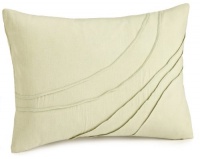 Calvin Klein Home Pleated Wave Pillow, Sea Bisque Calvin Klein Home Pleated Wave Pillow, Sea Bisque