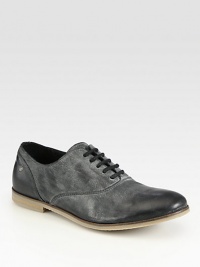 Rendered in distressed leather for a worn-in, vintage appeal, this lace-up exudes every day style and comfort.Leather upperPadded insoleRubber soleImported Rendered in distressed leather for a worn-in, vintage appeal, this lace-up exudes every day style and comfort.Leather upperPadded insoleRubber soleImported