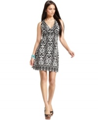 INC's petite dress features a sexy silhouette, triangular back cutout and an ikat-inspired print that's totally on-trend. Sure to be a go-to pick for girl's night out! INC's petite dress features a sexy silhouette, triangular back cutout and an ikat-inspired print that's totally on-trend. Sure to be a go-to pick for girl's night out!