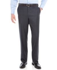 A subtle navy plaid adds a fine line to your dress wardrobe. These pants from Lauren by Ralph Lauren make the cut. A subtle navy plaid adds a fine line to your dress wardrobe. These pants from Lauren by Ralph Lauren make the cut.