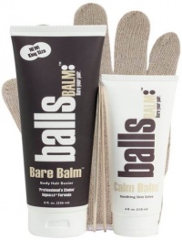 The Bare Pair King Kombo - Body Hair Management System (w/ Exfoliating Glove) The Bare Pair King Kombo - Body Hair Management System (w/ Exfoliating Glove)