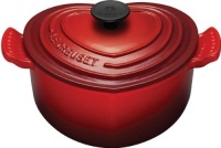 Le Creuset 2-Qt. Cast Iron Enamel Heart Casserole Le Creuset 2-Qt. Cast Iron Enamel Heart Casserole