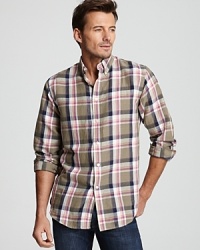 With its rich colors and heritage feel, the classic check shirt brings earthy good looks to your casual ensemble. With its rich colors and heritage feel, the classic check shirt brings earthy good looks to your casual ensemble.