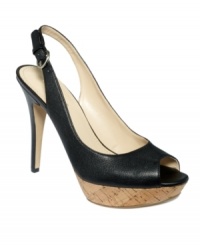 Look like a million bucks. Pair the Bigspender slingback pumps by Nine West with a pencil skirt and get ready for compliments! Look like a million bucks. Pair the Bigspender slingback pumps by Nine West with a pencil skirt and get ready for compliments!