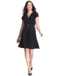 Alfani's beautifully pleated petite A-line is a wear-anywhere essential that makes deciding what to wear a cinch! Alfani's beautifully pleated petite A-line is a wear-anywhere essential that makes deciding what to wear a cinch!