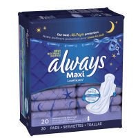Always Extra Heavy Overnight Maxi Pads with Flexi-Wings - 20 Count Always Extra Heavy Overnight Maxi Pads with Flexi-Wings - 20 Count