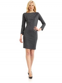 THE LOOKBateau necklinePleated detailing at one shoulderPullover styleTHE FITAbout 38 from shoulder to hemTHE MATERIAL41% Tencel/23% cotton/23% modal/8% polyester/5% woolCARE & ORIGINDry cleanImportedModel shown is 5'11 (180cm) wearing US size Small. THE LOOKBateau necklinePleated detailing at one shoulderPullover styleTHE FITAbout 38 from shoulder to hemTHE MATERIAL41% Tencel/23% cotton/23% modal/8% polyester/5% woolCARE & ORIGINDry cleanImportedModel shown is 5'11 (180cm) wearing US size Small.