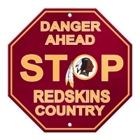 NFL Washington Redskins Stop Sign NFL Washington Redskins Stop Sign