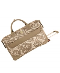 Go with your animal instincts! Sophistication is a given with an exotically chic carryall over your arm. Fitting in all of the day's particulars so you can brave any wilderness with the prowess of a world traveler. 10-year warranty. (Clearance) Go with your animal instincts! Sophistication is a given with an exotically chic carryall over your arm. Fitting in all of the day's particulars so you can brave any wilderness with the prowess of a world traveler. 10-year warranty. (Clearance)