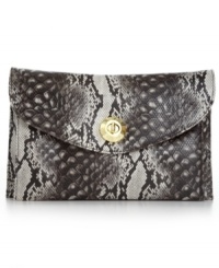 Have a penchant for python print? Then this come-hither clutch by Steve Madden is the accessory for you. Dressed up in glam gold-tone hardware and ladylike chain-link strap, it's the perfect complement to your evening out. Have a penchant for python print? Then this come-hither clutch by Steve Madden is the accessory for you. Dressed up in glam gold-tone hardware and ladylike chain-link strap, it's the perfect complement to your evening out.