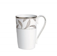 Lenox Federal Platinum Frost Bone China Accent Mug Lenox Federal Platinum Frost Bone China Accent Mug