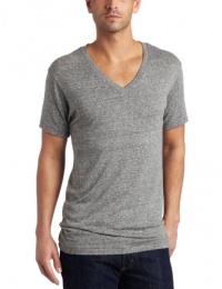 AG Adriano Goldschmied V-Neck Short Sleeve Shirt, Heather Grey, X-Large AG Adriano Goldschmied V-Neck Short Sleeve Shirt, Heather Grey, X-Large