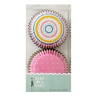 Pretty pastel polka dots and stripes make these Meri Meri cupcake cases a fun and festive addition to any party. Pretty pastel polka dots and stripes make these Meri Meri cupcake cases a fun and festive addition to any party.