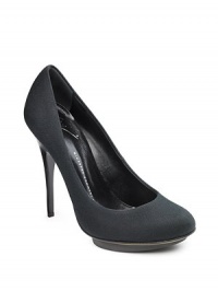 THE LOOKRounded toeSlip-on styleTextured designTHE FITHeel 4½ (115mm)Platform, ¼ (5mm)Compares to a 4¼ heel (110mm)THE MATERIALLinenLeather lining and soleORIGINMade in Italy THE LOOKRounded toeSlip-on styleTextured designTHE FITHeel 4½ (115mm)Platform, ¼ (5mm)Compares to a 4¼ heel (110mm)THE MATERIALLinenLeather lining and soleORIGINMade in Italy