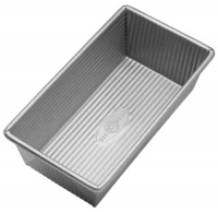 USA Pans 8.5 x 4.5 Inch Aluminized Steel Loaf Pan with Americoat Loaf Pan USA Pans 8.5 x 4.5 Inch Aluminized Steel Loaf Pan with Americoat Loaf Pan