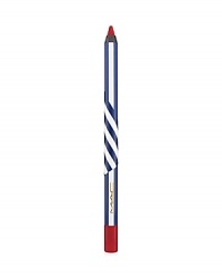 A new generation of long wearing lip pencil technology. Glides on fluidly and adheres instantly. Defines the lips with an instant release of rich, saturated color. Pro-longs the hours between re-application. Transfer proof. Packaged in blue and white stripes, it's a match to everything Hey, Sailor! Limited edition. A new generation of long wearing lip pencil technology. Glides on fluidly and adheres instantly. Defines the lips with an instant release of rich, saturated color. Pro-longs the hours between re-application. Transfer proof. Packaged in blue and white stripes, it's a match to everything Hey, Sailor! Limited edition.