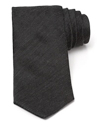 Whether you're speaking at the conference or giving a toast for a friend, this stately tie from Armani Collezioni gives your words an added authority. Whether you're speaking at the conference or giving a toast for a friend, this stately tie from Armani Collezioni gives your words an added authority.