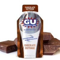 Gu Energy Gel, Chocolate Outrage, 24-Count Gu Energy Gel, Chocolate Outrage, 24-Count
