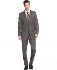 Slim down. Lauren by Ralph Lauren captures the most modern suit silhouette in a classic birdseye pattern. Slim down. Lauren by Ralph Lauren captures the most modern suit silhouette in a classic birdseye pattern.