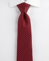 An incredibly handsome Italian silk design is adorned with tiny dots allover.SilkDry cleanMade in Italy