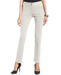 Alfani's chic seamed riding pants are a must-have for the season ahead. Pair with tunics and slouchy sweaters for crisp contrast. Alfani's chic seamed riding pants are a must-have for the season ahead. Pair with tunics and slouchy sweaters for crisp contrast.