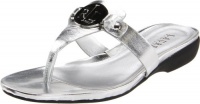 Lauren Ralph Lauren Women's Kalana Thong Sandal,Silver Metallic,8.5 M US Lauren Ralph Lauren Women's Kalana Thong Sandal,Silver Metallic,8.5 M US