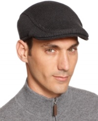 Polish off your cold-weather style with the sleek, vintage-infused feel of this Tommy Hilfiger driving cap. Polish off your cold-weather style with the sleek, vintage-infused feel of this Tommy Hilfiger driving cap.